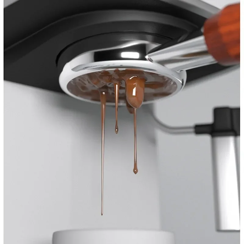 51mm Stainless Steel Coffee Filter Basket 1 Cup/2 Cups/4 Cups Coffee Powder Bowl Single/double Handle Bottomless Powder Bowl - Image 6