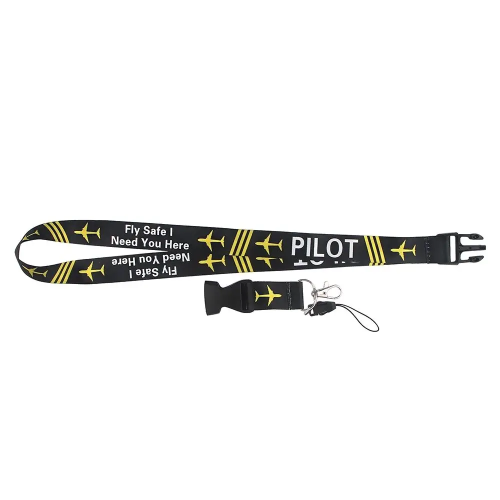 

Webbings Ribbon Key Ring Holder Name Tag Holder Keys Keychain Pilot Lanyards I Need You Here Badge Holder Fly Safe Lanyard