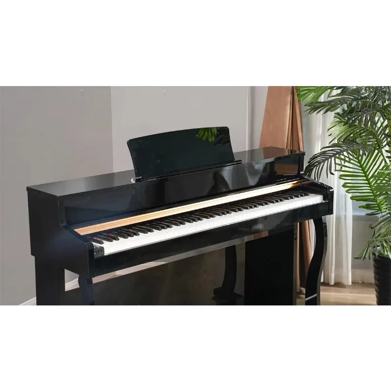 MY MUSIC 8803 Portable 88 Keys LED Wooden Hammer Electronic Organ Grand Digital Midi Keyboard with Piano Instruments