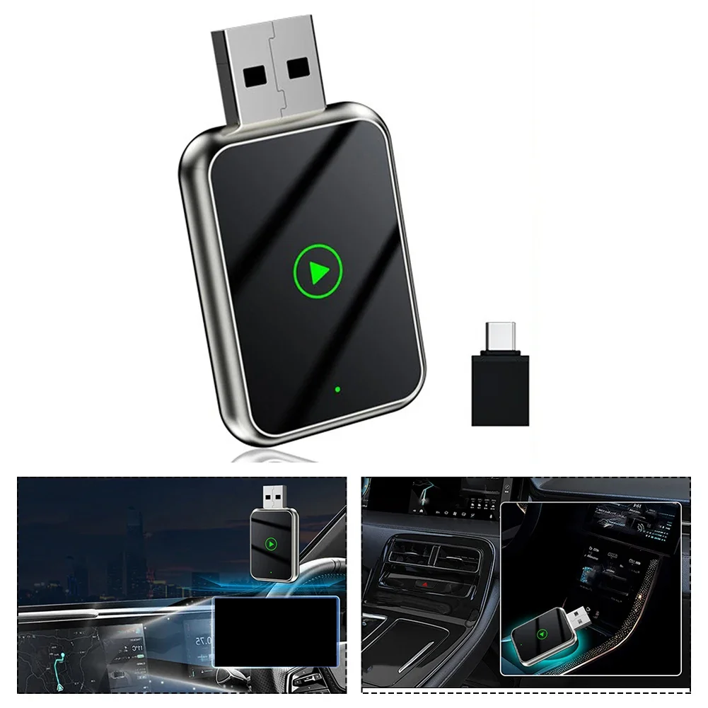 

Car Adapter For Carplay Box For Android Auto Car Projection Converter Wireless Car Electronics Accessories