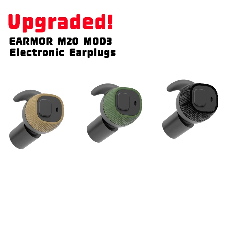 Top Electronic Earplugs Headset Anti Noise Ear Plug Noise Canceling for Hunting Silicone Earmuffs Shooting