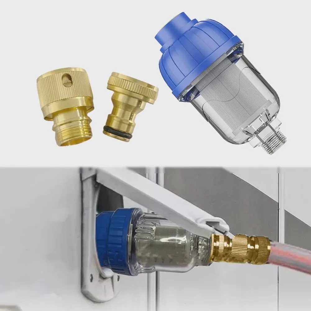 1pc Caravan= Filter Water Tank Filling Pre-Filter RV Water Inlet Pipe Filter  Gravity Fill External Water Purifier RV Accessorie