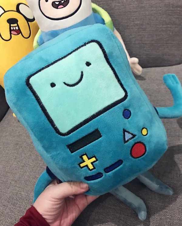 Anime Finn Jake BMO Soft Stuffed Animal Dolls Creative Adventure Time Plush Toys Cartoon Stuffed Dolls Kids Gifts