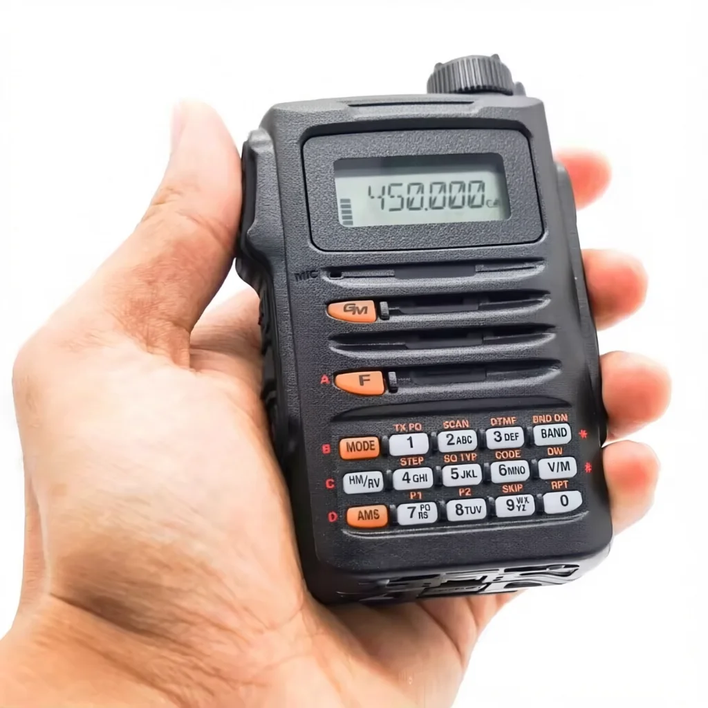 Yaesu FT-70DR 5W Handheld Transceiver C4FM/FDMA/FM 144/430MHz Dual Band VOX Control IP54 0-5km Range Two Way Radio Walkie Talkie