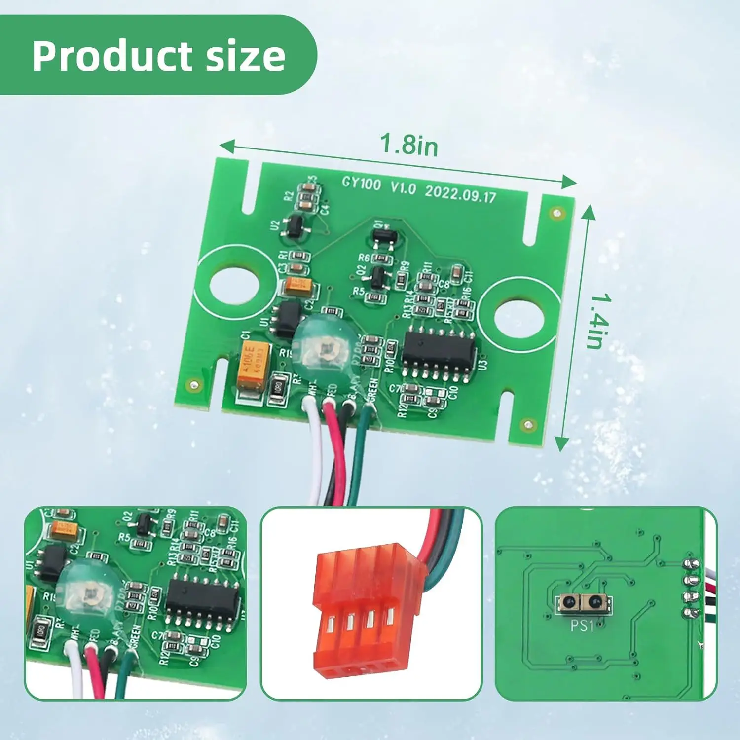 98544C IR Sensor Activation Kit Compatible with EZ H2O Bottle Filler Drinking Fountain Touchless Replacement