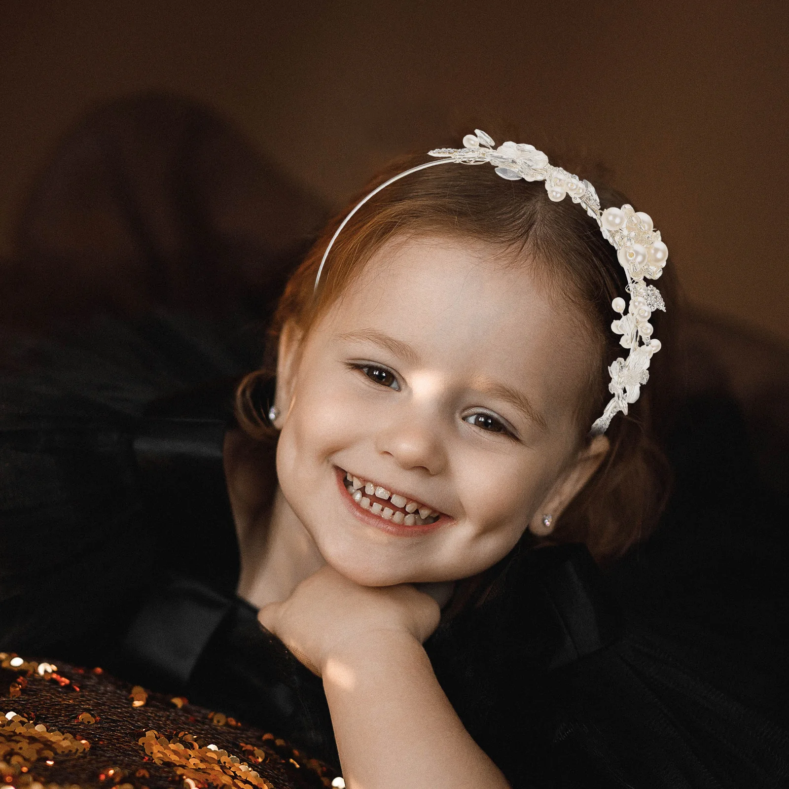 

1Pcs Bridal Pearl Headband Delicate Wedding Hair Accessories Headdress for Bride Festival Party Hair Ornament Pearl Headband