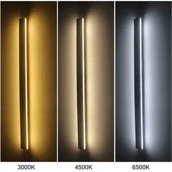 120公分 x 55公分 花園LED壁燈 戶外防水 IP65 照明 AC220V 現代LED長壁燈 陽台別墅 室內外 6 最佳銷售 戶外壁燈 - №3