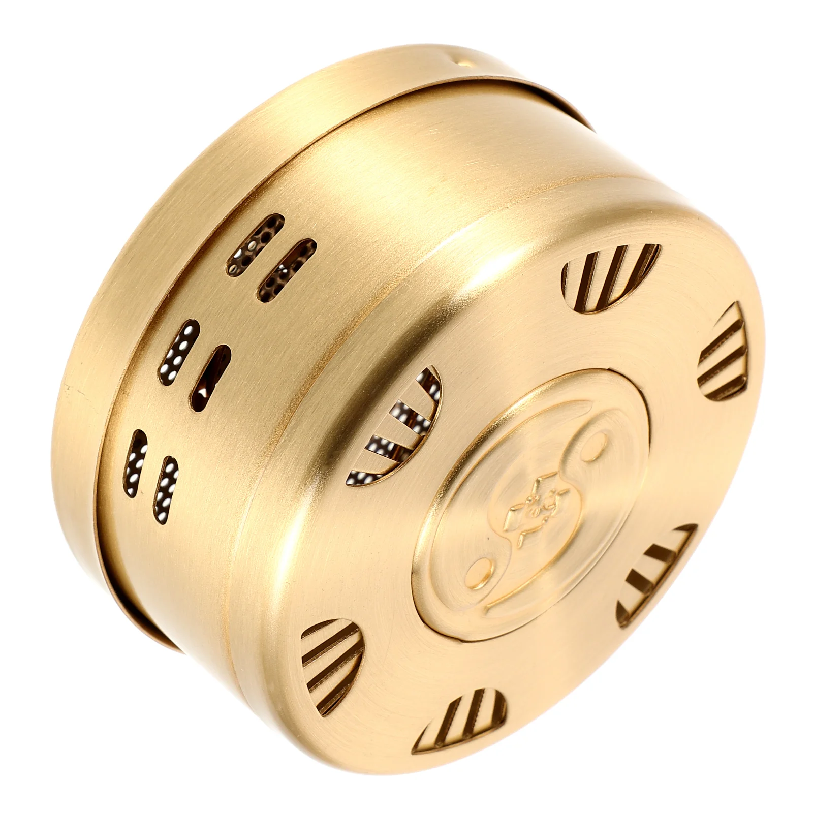 

Portable Moxibustion Box Copper Material Adjustable Temperature Home Use Metal Pot Massage Storage Case For Stick Holder