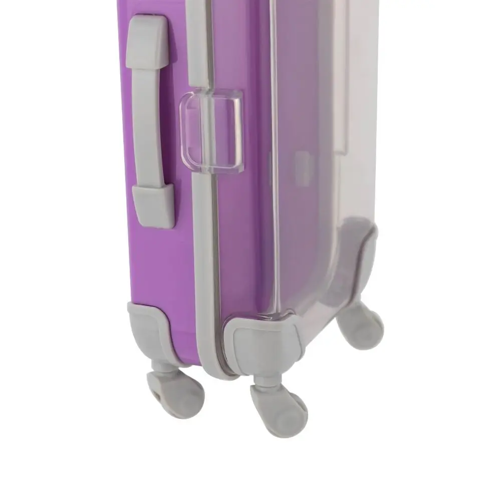 حقيبة صغيرة مصغرة صندوق الحلوى تخزين الملحقات محاكاة حقيبة تروللي بعجلات الرموش الصناعية صناديق التعبئة والتغليف المحمولة #3