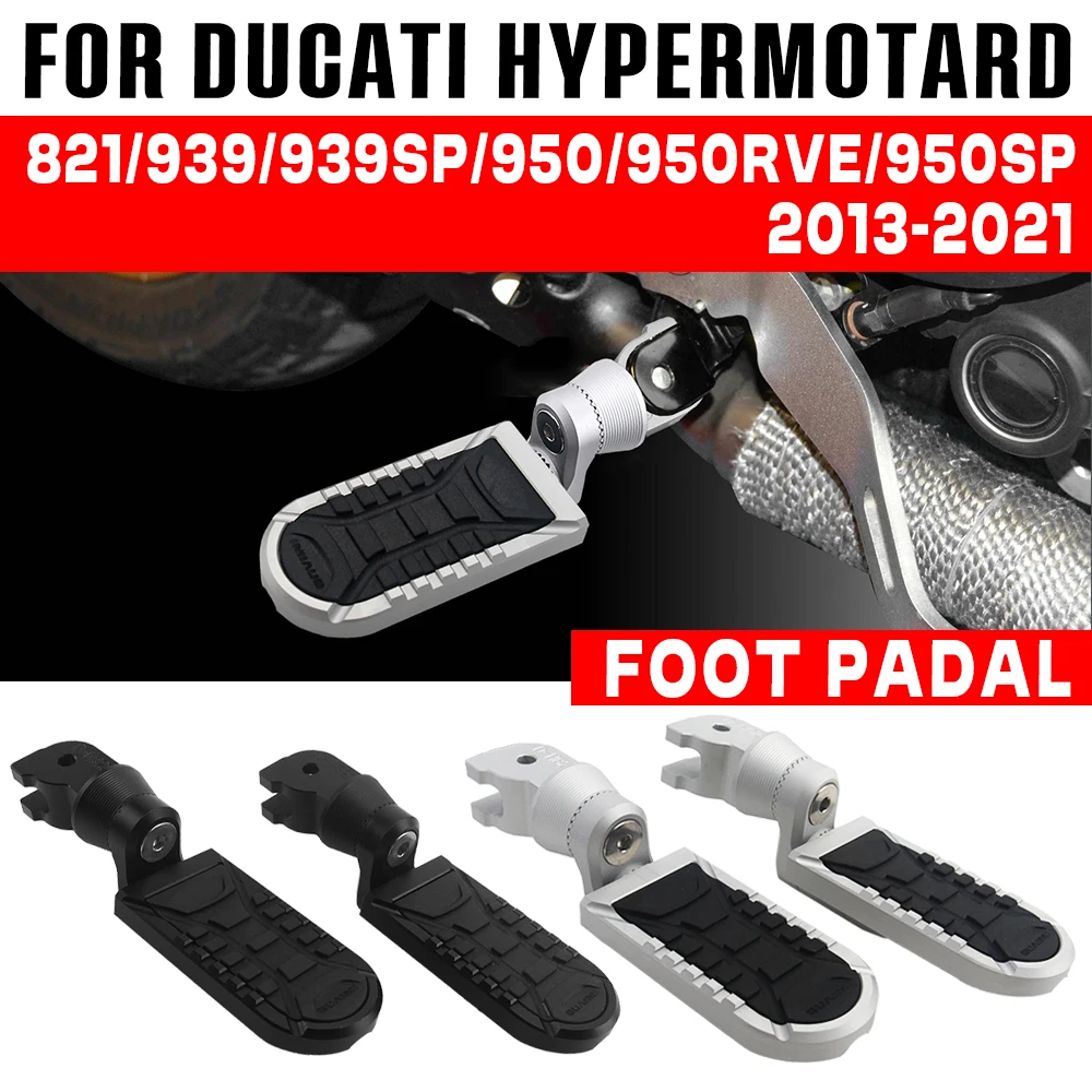 

Для DUCATI HYPERSTRADA 821 HYPERMOTARD 939 SP 950 RVE мотоциклетные передние подножки для заднего пассажирского пола, регулируемые подставки для ног