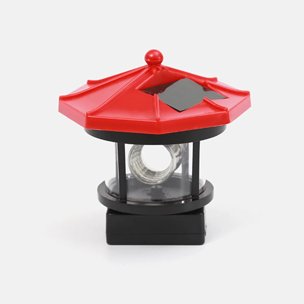 Lamps Solar Light 360 Degree Rotating Lamp Revolving Lighthouse Revolving Lights Walkway Lights Led Outdoor Decorative Lights