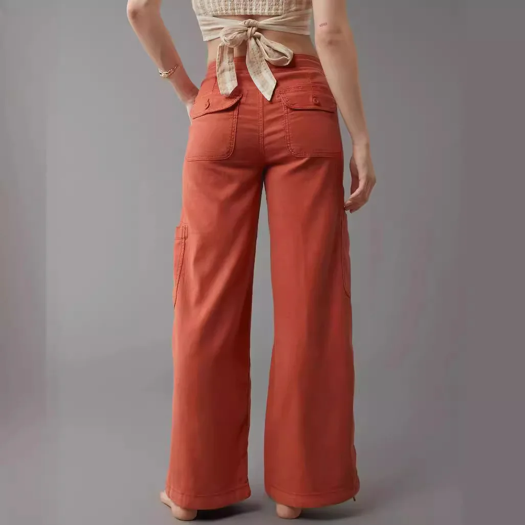 

Новые летние уличные хипстерские прямые брюки