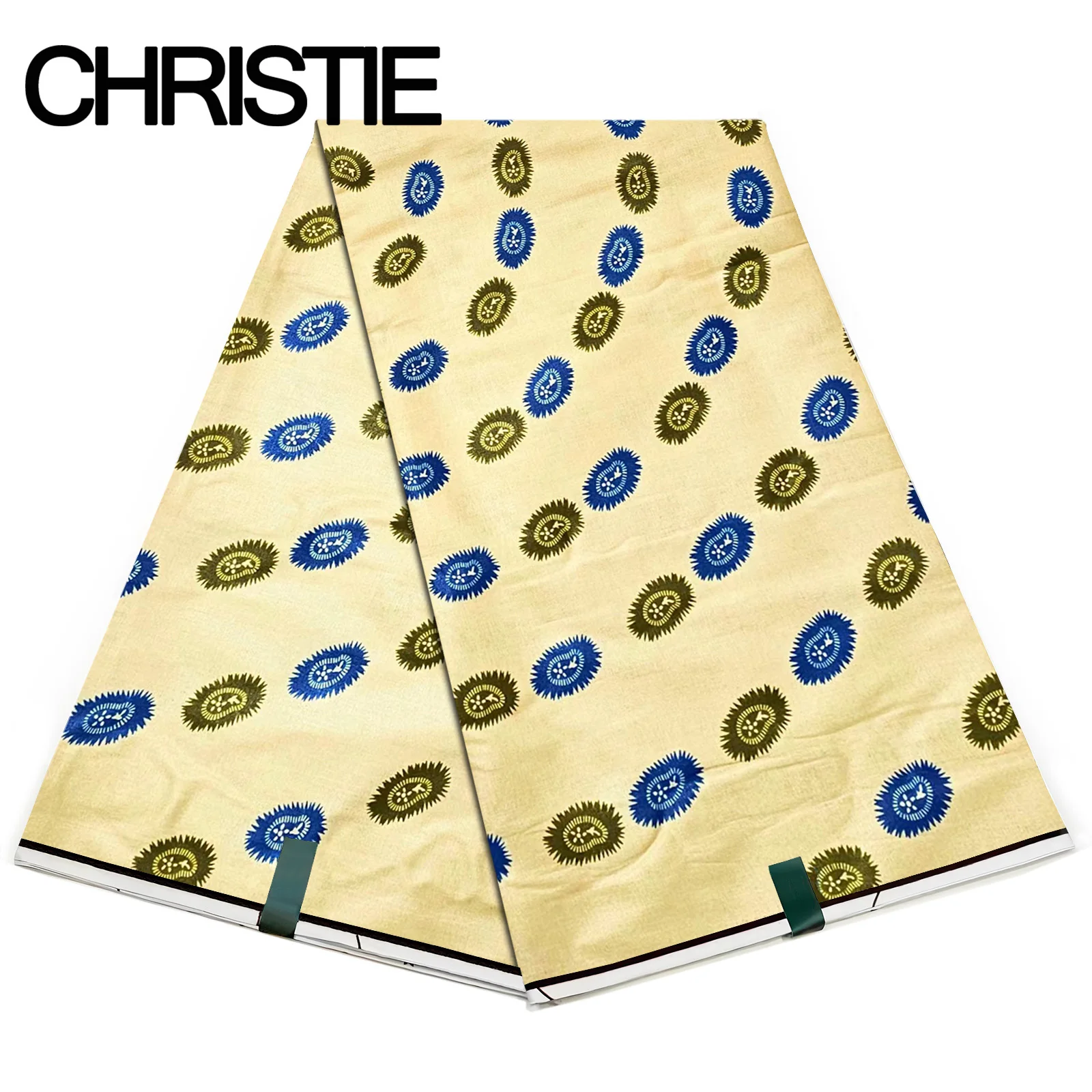 

Анкара, африканская восковая хлопчатобумажная ткань, 6 ярдов, новинка 2025 года, стиль пряжи с принтом для шитья свадебных платьев и одежды