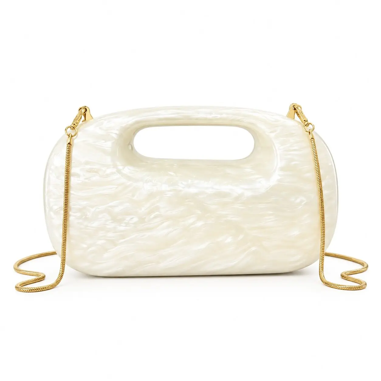 Acrylic Evening Clutch Party Shell Bag For Women Luxury Designer Handbag And Purse New In Fashion Chain Lady Shoulder Crossbody