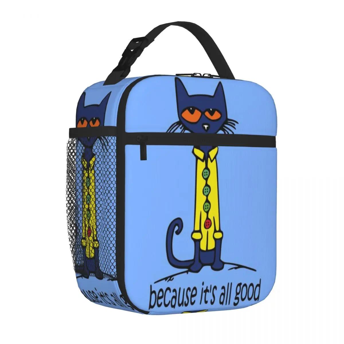 Bestselling Pete The Cat Striped Kids Lunch Bag Homeschool Dining Commuter Lunch Bag