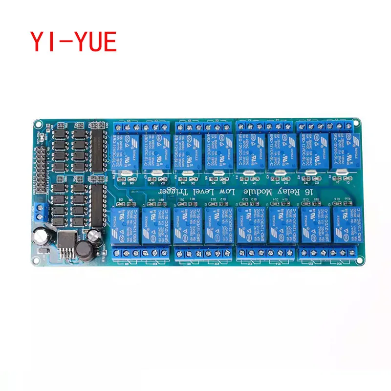 5V 12V 24V Relay Module With Optocoupler Relay Output 16Way Relay Module For Arduino PLC Automation Equipment Control