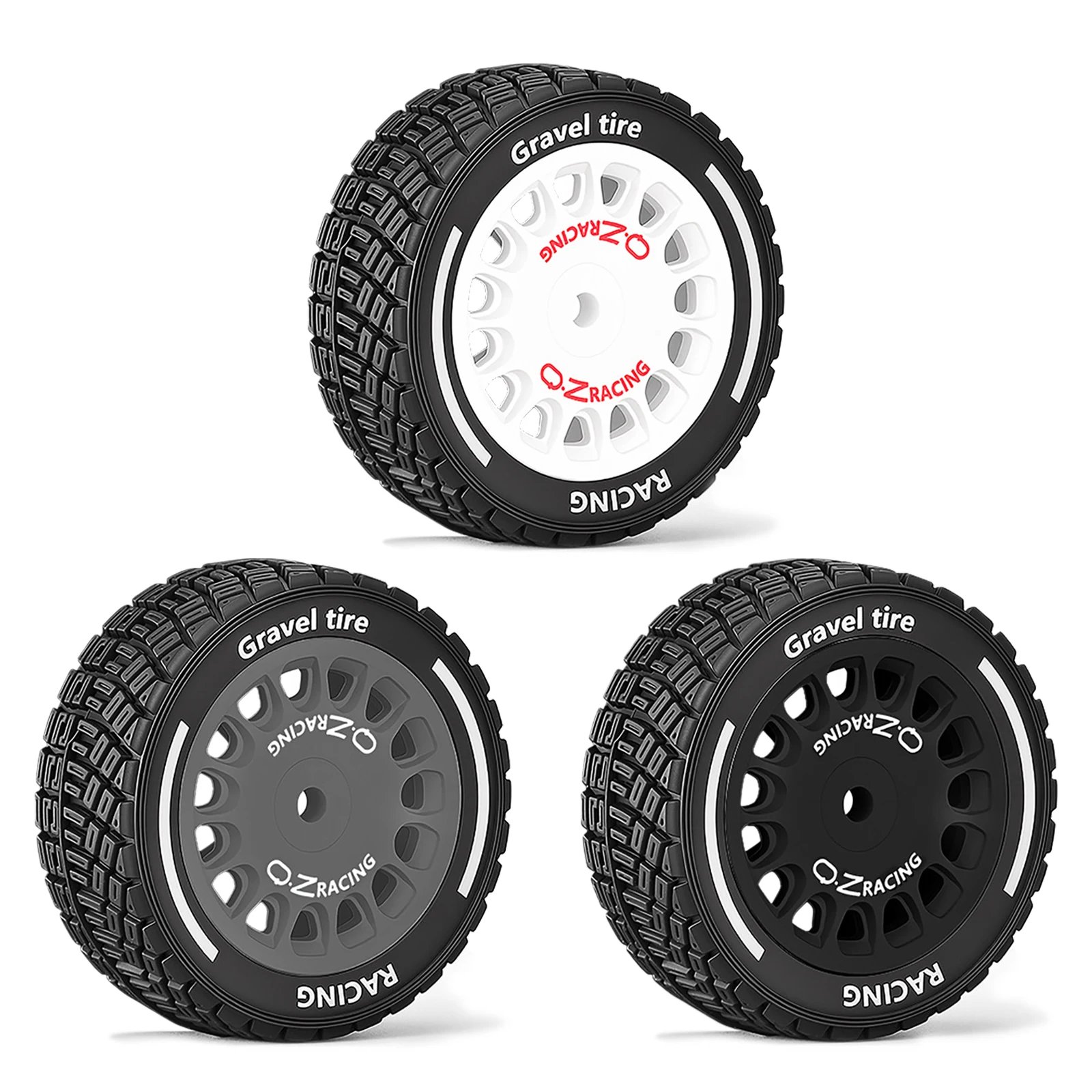 4pcs RC Rally Off-Road Buggy Wheel Hub Tire for 1/14 MJX Hyper Go 14301 14302 14303 14304 RC Car Upgrade Accessories view 2