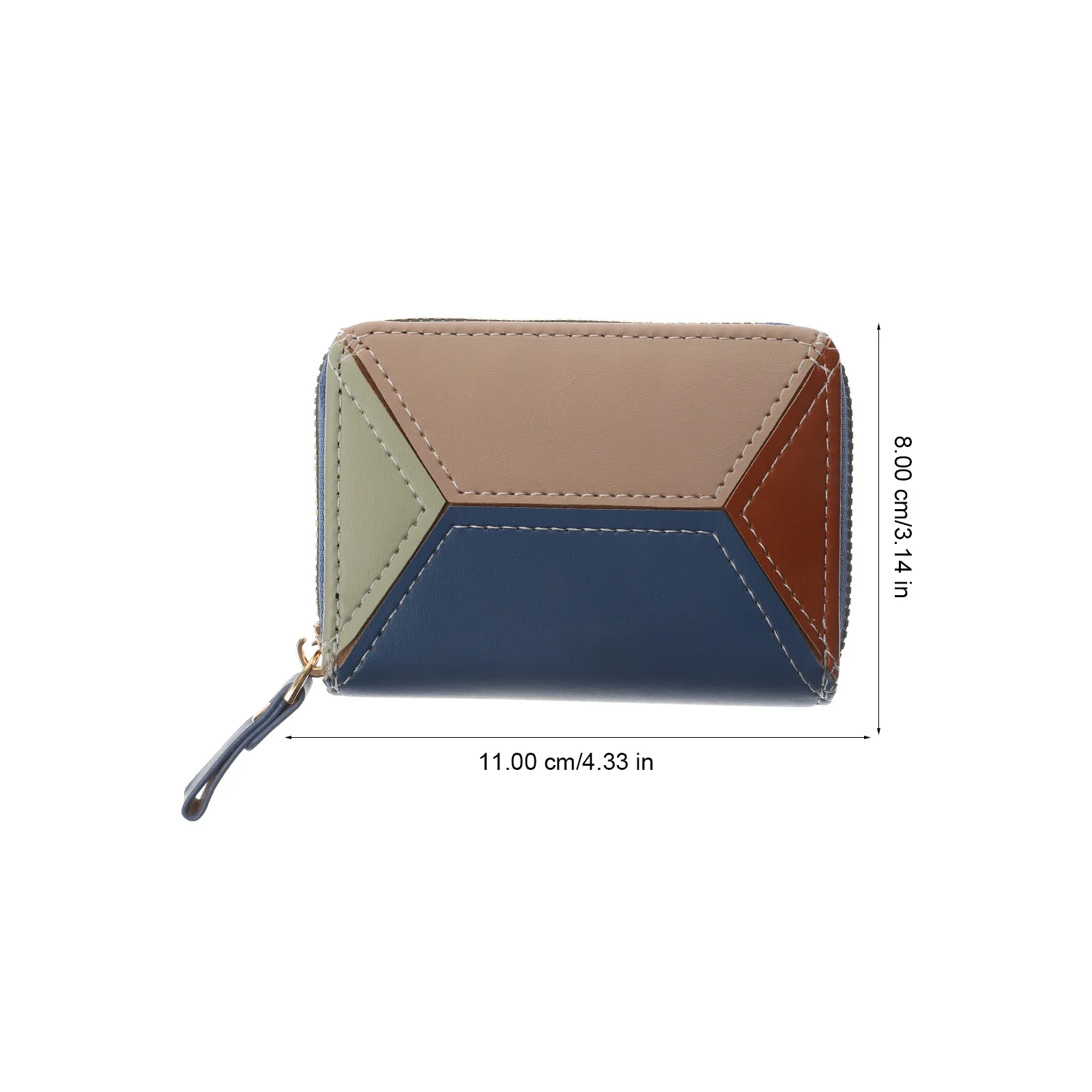 حقيبة تخزين متعددة، مادة PU عالية الجودة، محمولة وخفيفة الوزن، محفظة خارجية، حامل بطاقات الائتمان #2