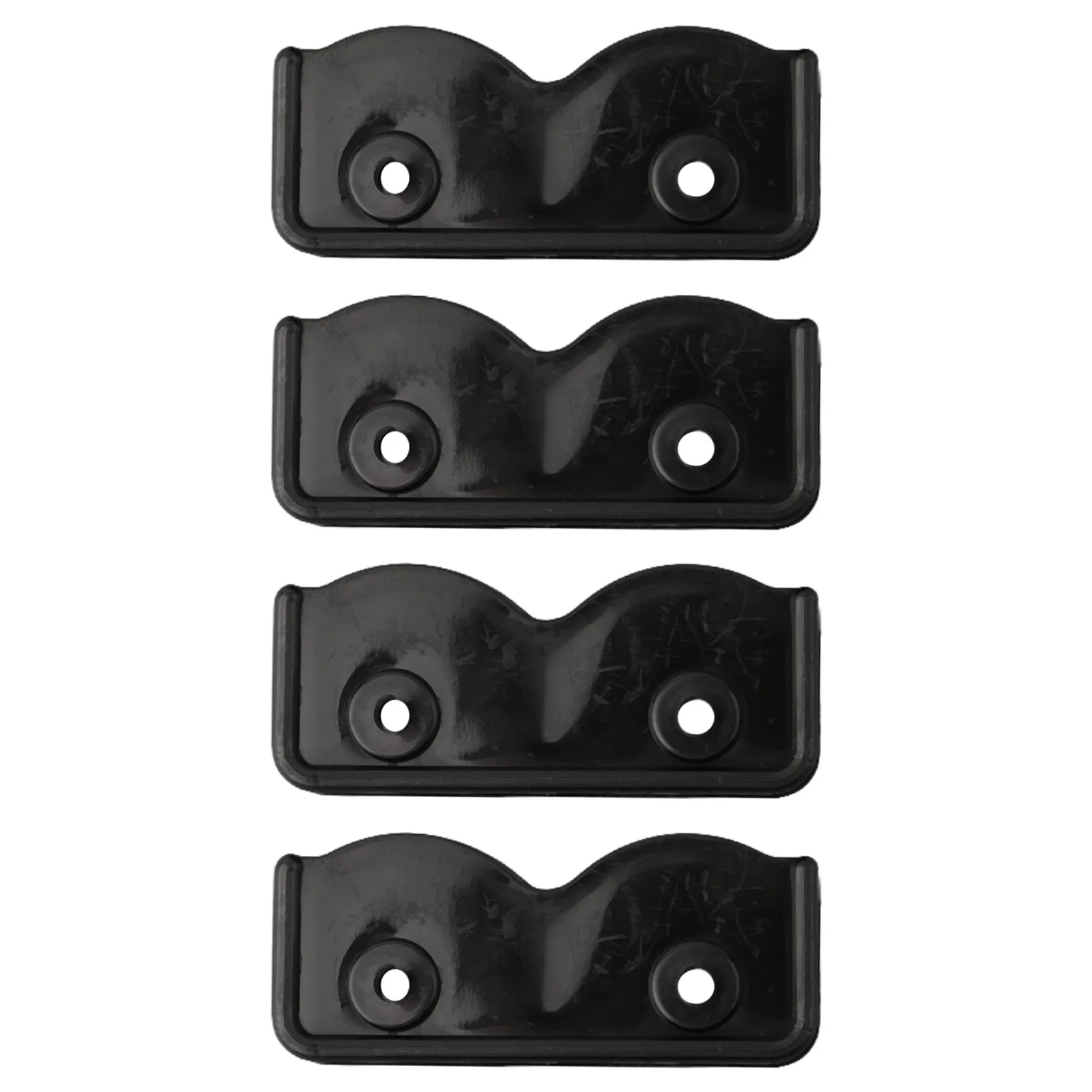 4pcs Tent Bracket Gazebo Replacement Connector Spare Support Bracket Kit Black Plastic Tent Fixing Components Gardening Supplies