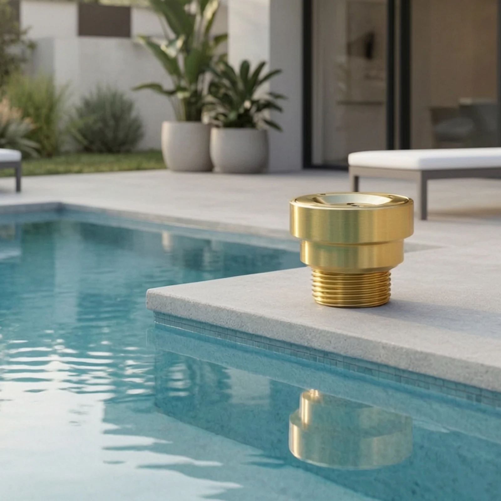 Fountain Nozzle with DN25 Connection Brass Fountain Nozzle Hardware Outdoor Long-Lasting for Landscapers, Pond, Pool