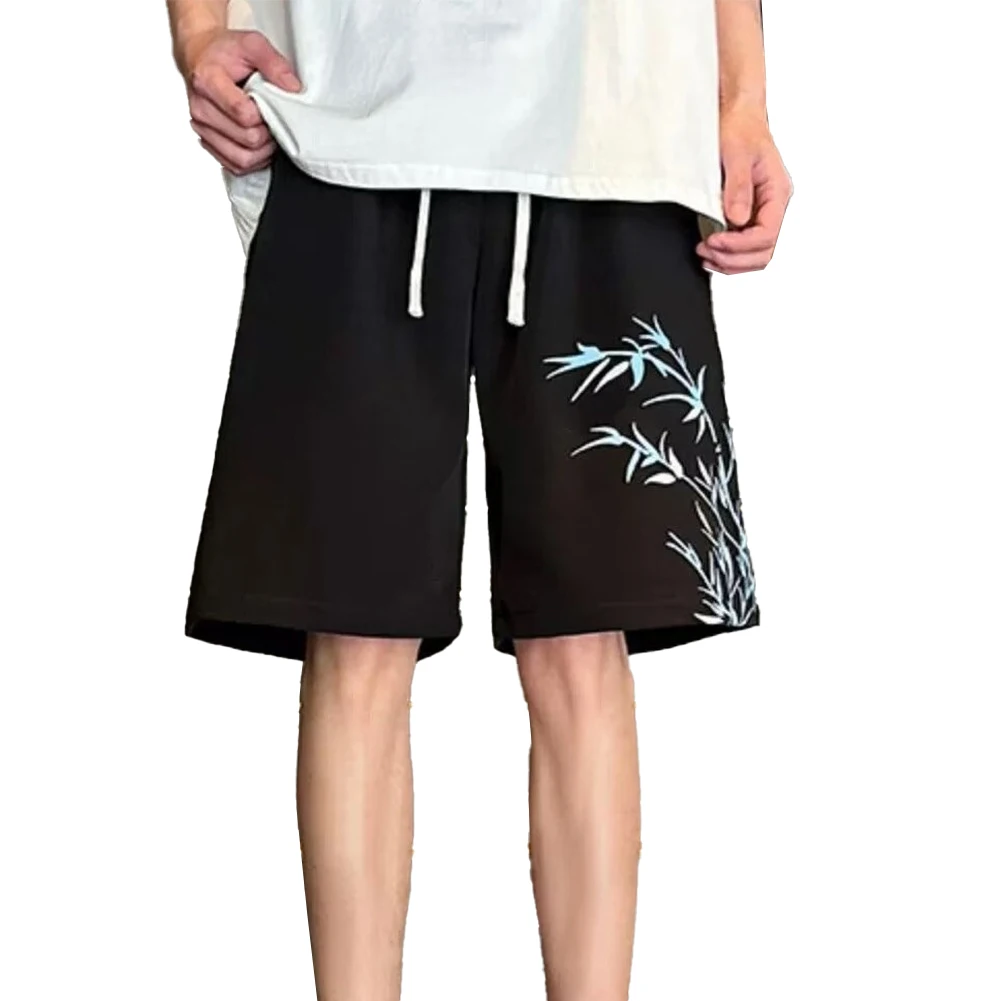 

Beach Wear Outdoor Activities Men Baggy Shorts Stylish Summer Casual Wear Baggy Pants Elastic Waist Shorts Versatile Use