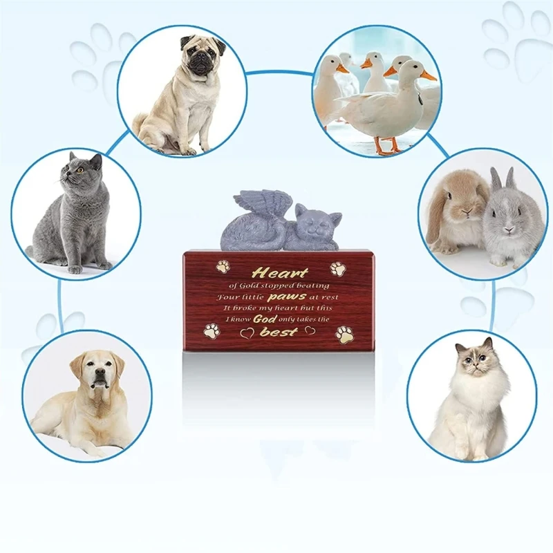 Pet Urn Box Crafted from Quality Material Perfect for Cherished Their Memory Keep Your Pet Ashes Memories