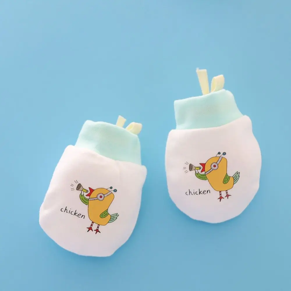 

Уход за ребенком, зимние варежки для новорожденных, перчатки с защитой от царапин на шнурке