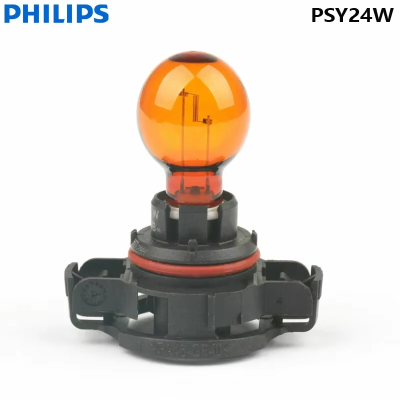 

Philips оригинальный HiPerVision PSY24W 12188 автомобильный галогенный 12 В 24 Вт PG20/4 2200 К указатель поворота янтарная лампа 12188NAC1, 1X