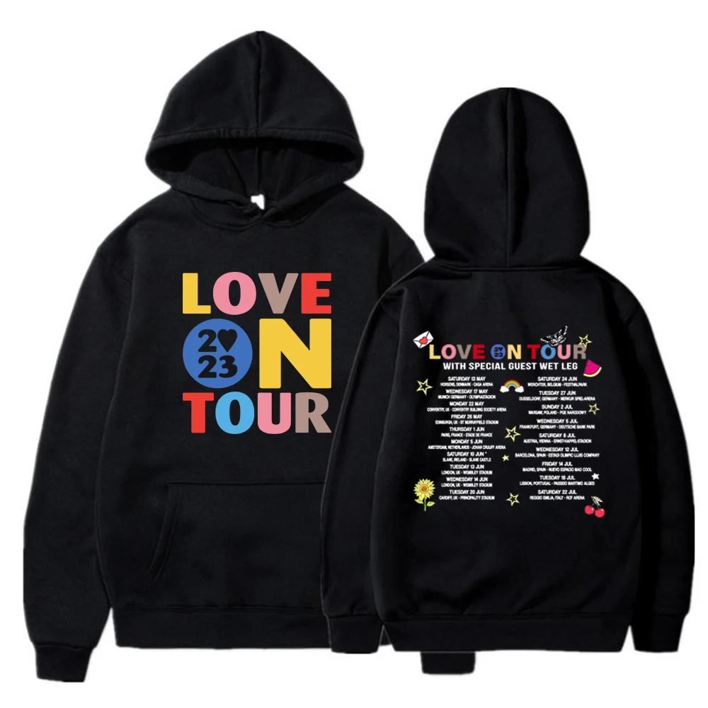 

Love on Tour 2023 Hoodie HS Concert Hooded Sweatshirt Music Lover Aesthetic Pullovers Unisex Graphic Hoodies Love on Tour Merch