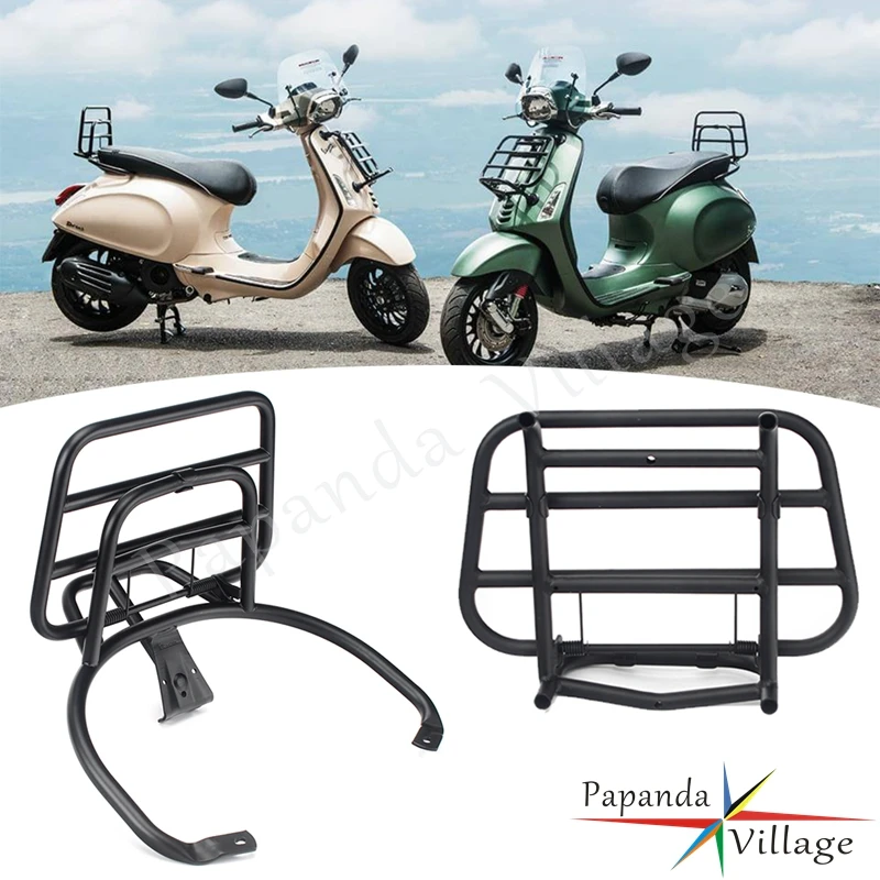 

For Sprint Primavera 150 Scooter GTV GTS 250 300 Motorcycle Steel Front and Rear Shelf Support Luggage Carrier Rack Bracket