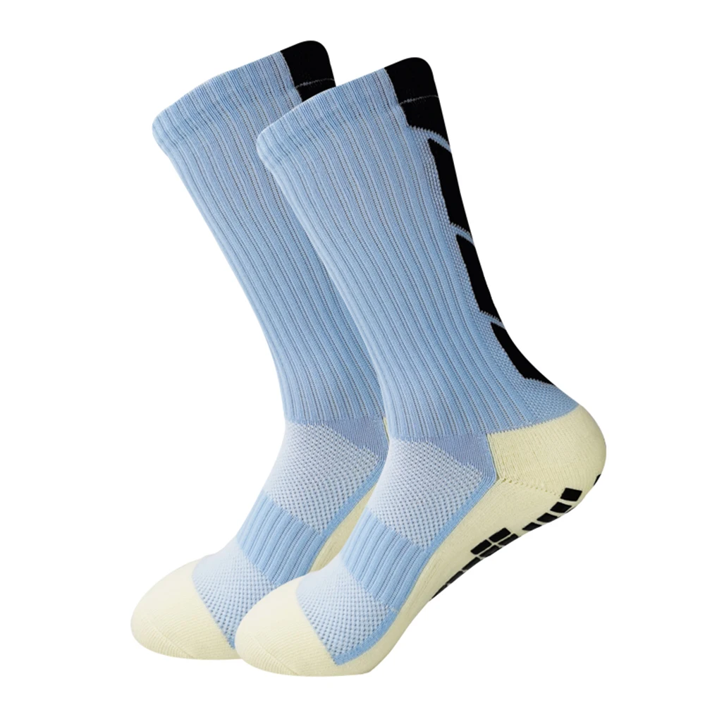 Three Pairs of Anti Slip Soccer Socks Are Soft,breathable,and Highly Elastic,providing A Comfortable and Non Slip Fit for Sports