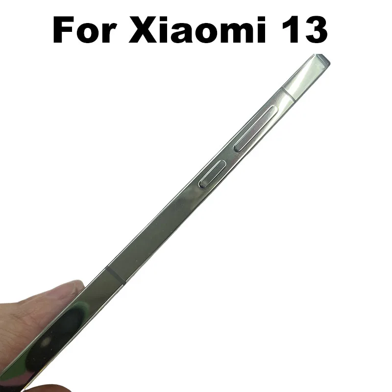 For Xiaomi 13 Middle Frame Front Bezel Lcd Holder Rear Plate Chassis Replacement MI 2211133C 2211133G