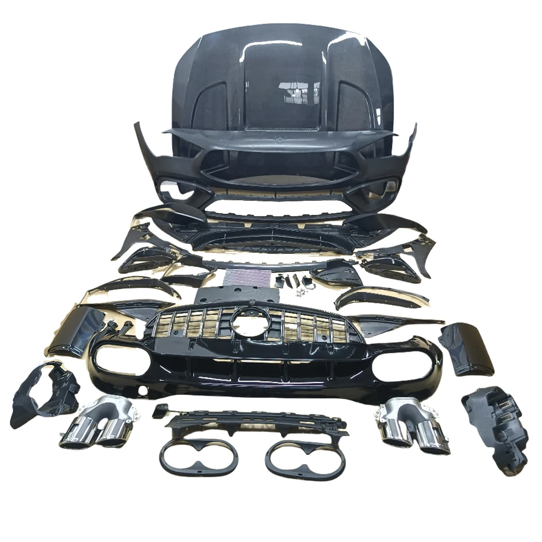 

W118 CLA200 CLA250 Upgraded CLA45S Body Kit with Cover Bumper Diffuser for Mercedes-Benz CLA 2020-2024