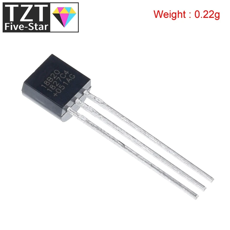 1/5/10pcs DALLAS DS18B20 18B20 TO-92 IC CHIP Thermometer Temperature Sensor