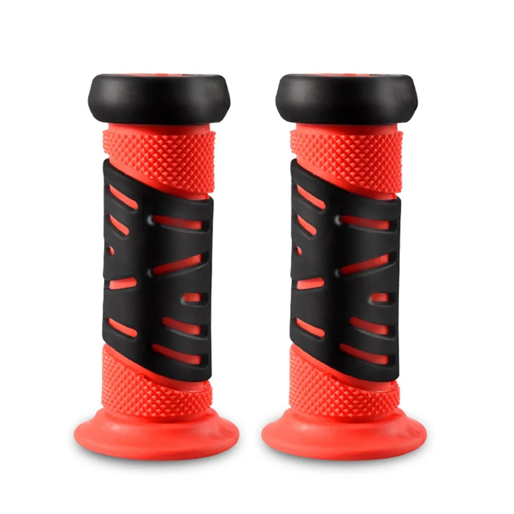 1 Pair Bike Bicycle Handle Bar Grips Rubber Non-Slip Waterproof Tricycle Scooter Handlebar For Kids Child Bicycles Scooters Part