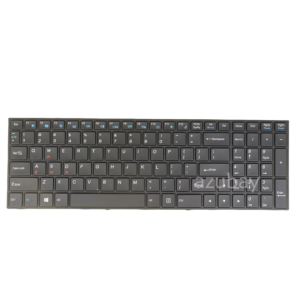 

Клавиатура для ноутбука Schenker XMG P505 Hasee Z6 Z7, P65xSA/SE Medion Erazer X7841 MP-13H83USJ430D 6-80-P6500-013-1HA1 Backlit US