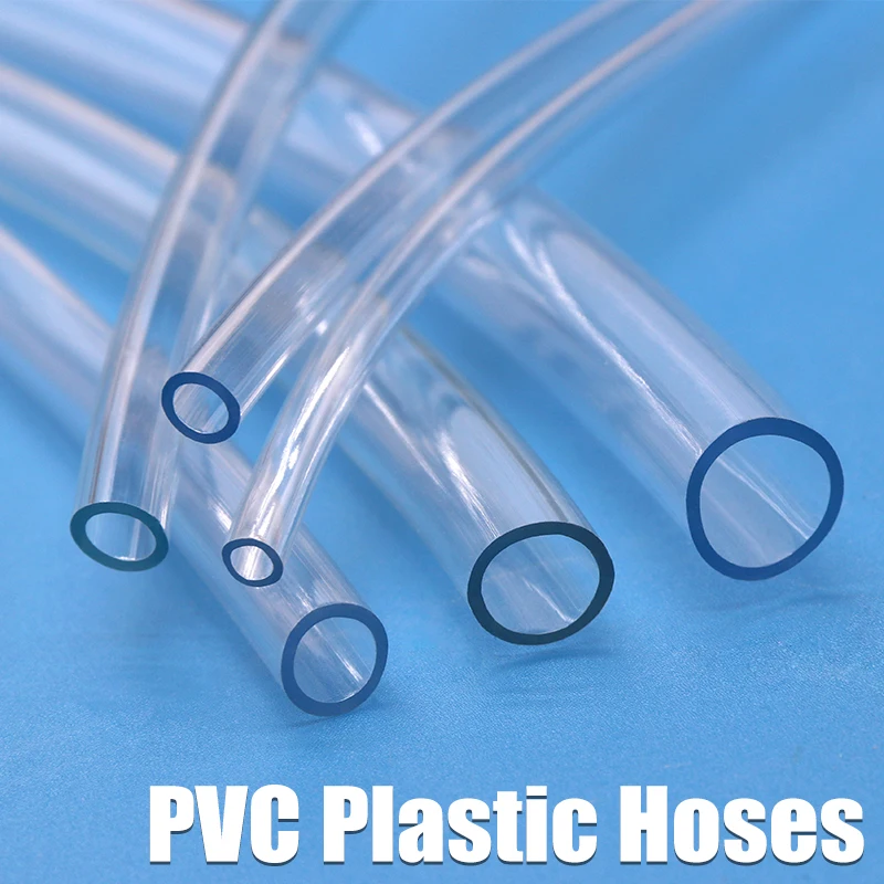 

1/2/5m Transparent PVC Plastic Hoses 2 3 4 5 6 8 10 12 14 16 18 20 25mm Inner Diameter High Quality Water Pump Tube Hose