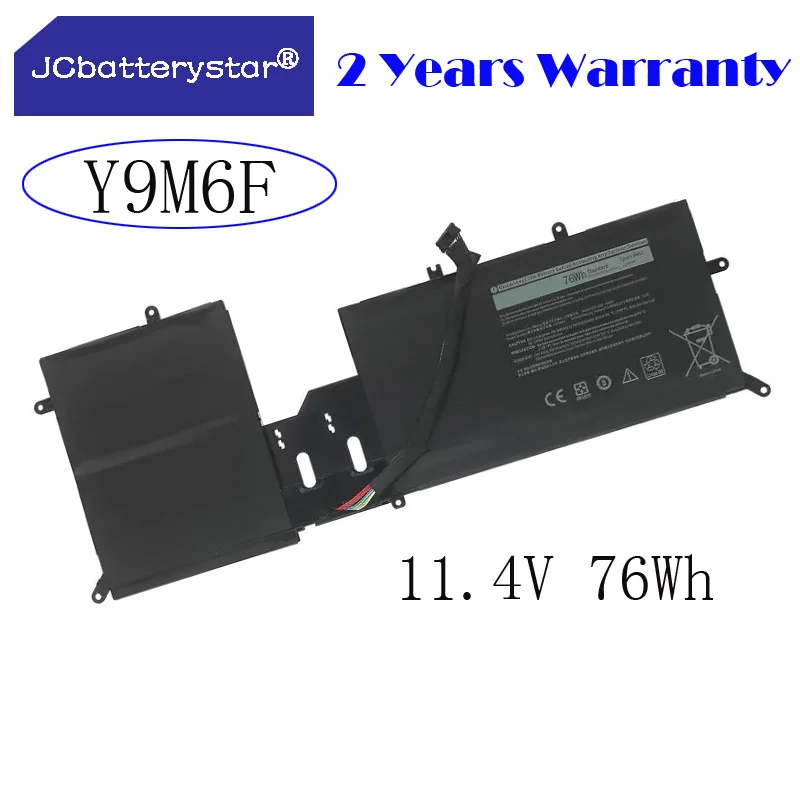 

JC new Y9M6F 08K84Y Laptop Battery For DELL Alienware M15 M17 R2 P41E P87F ALW15M C7XD9 R4958W P41E001 P87F001 11.4V 76Wh