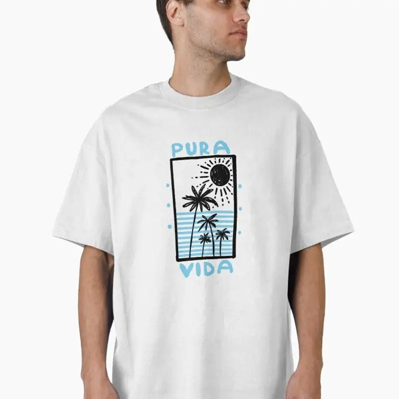 Pura Vida Beachlife Costa Rica Oversized T-Shirt