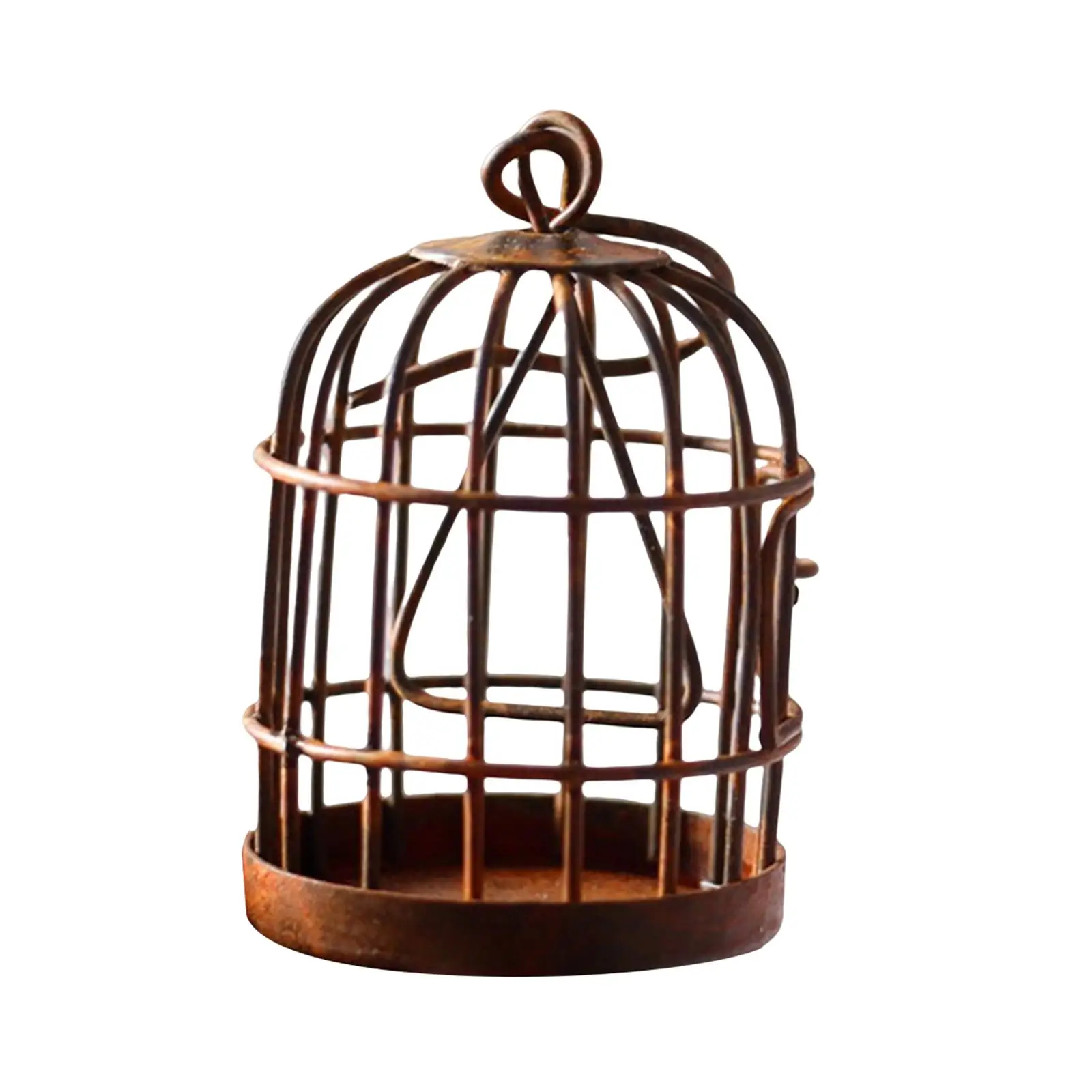 

Миниатюрная клетка для птиц в масштабе 1:12, мебель для кукольного домика, украшение из сплава, аксессуар для декора балкона, спальни, сада