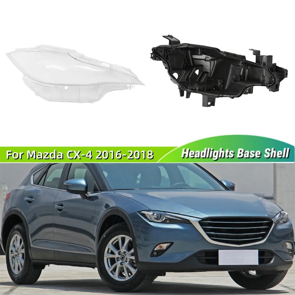 For Mazda CX-4 CX4 2016 2017 2018 Articles Cars Base Head Lamp Shell Headlamp Base Fixing Bracket Front Headlight Lens Cover