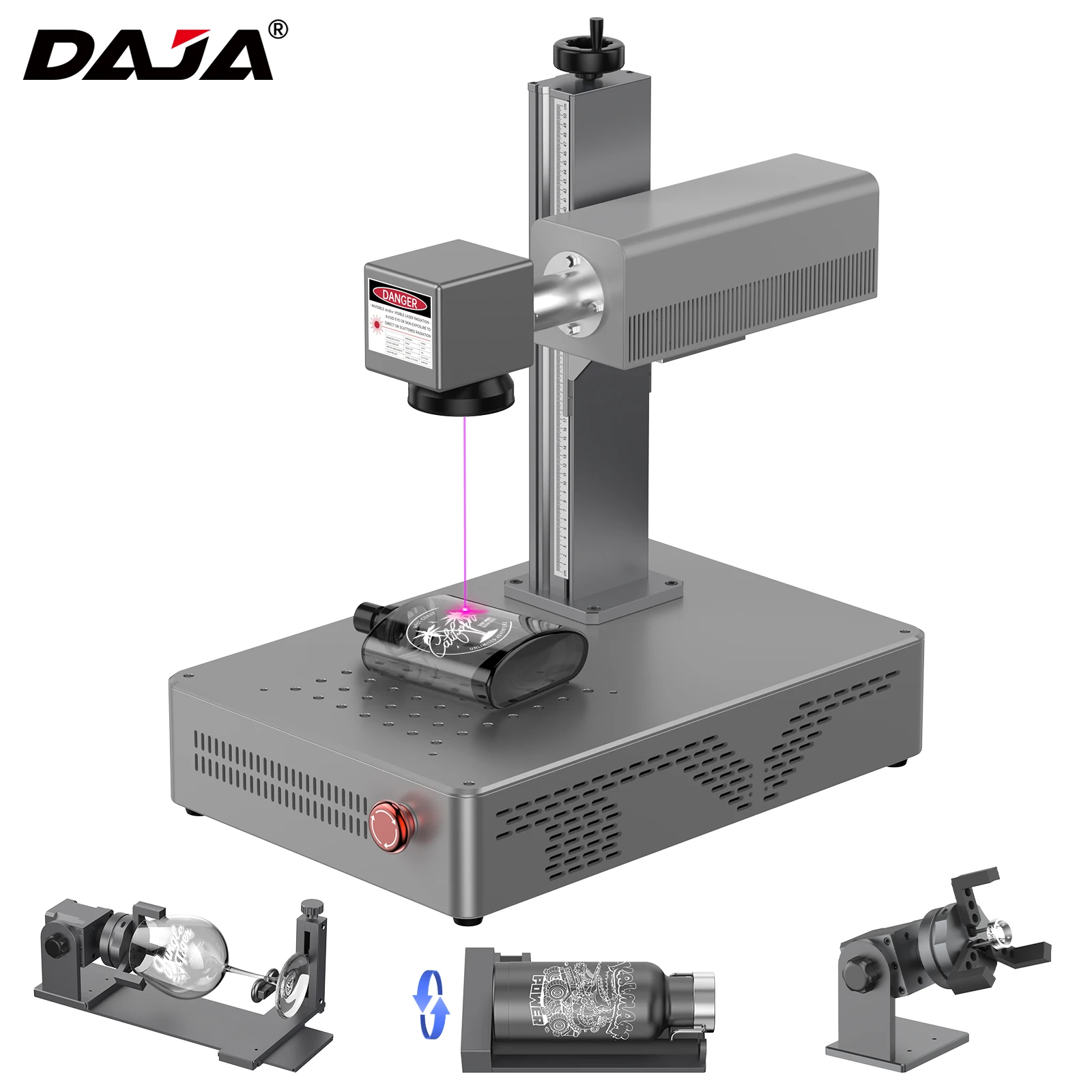 

DAJA Ultraviolet Laser Marking Machine for All Materials Glass Silicone Metal Wood Plastic Leather Industrial CNC Laser Engraver