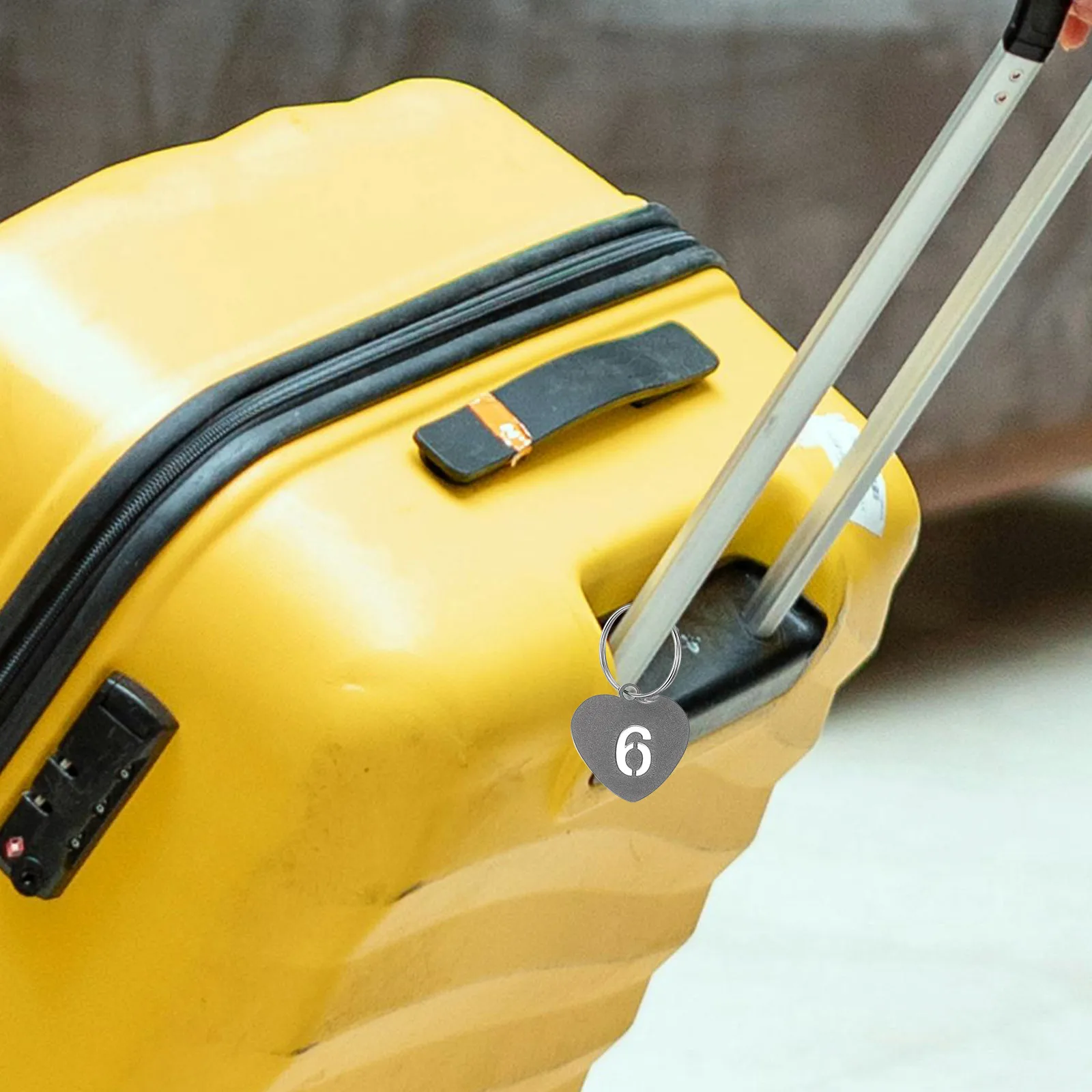 10Pcs Number Tags Hanging Heart Shaped Key Labels for Organizing Keys Luggage Locker Tag Identifiers Number Key Tags