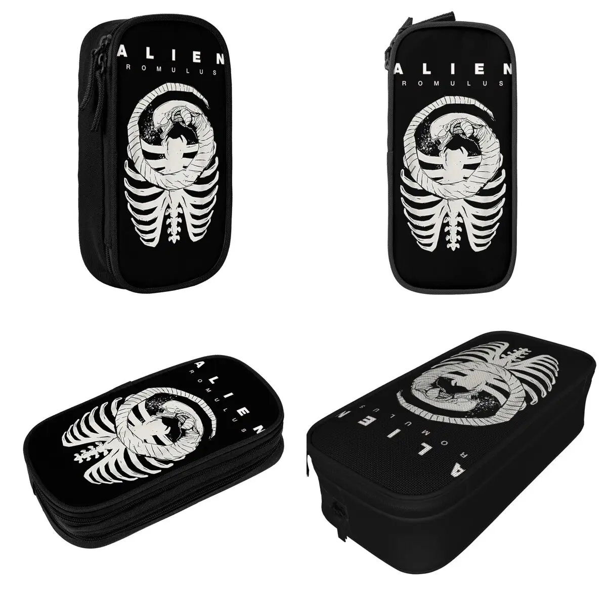 Alien Romulus Horror Movie 2024 Pencil Case Pen Box Bag Kids Large Storage School Supplies Gifts Pencil Box