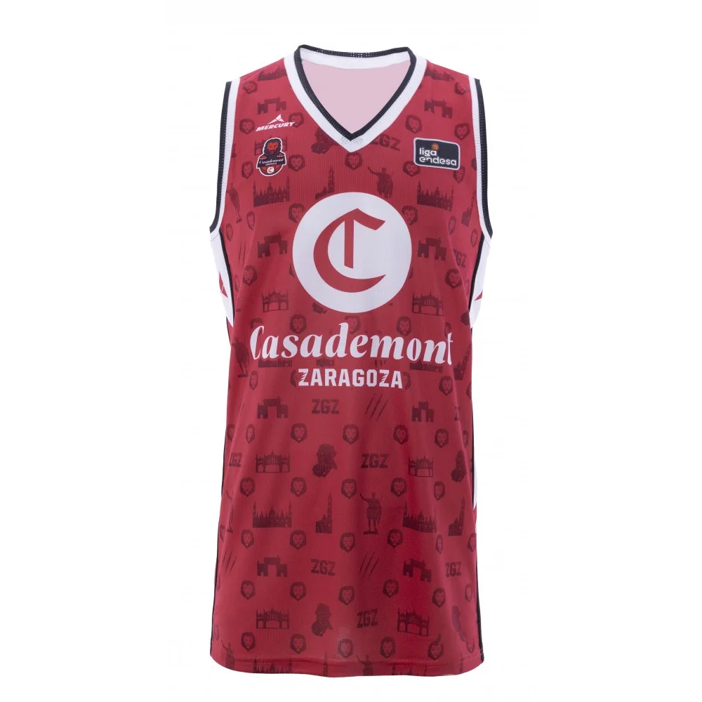 Camiseta de baloncesto de manga corta para adultos, ropa de entrenamiento, deportes al aire libre, ABC, España, Zaragoza, novedad de 2025