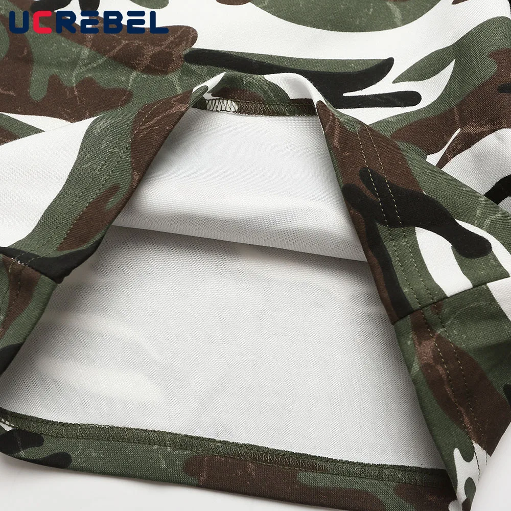Camouflage Capri Shorts Pants Mens Letter Embroidery Summer Hip Hop Streetwear Elastic Waist Wide Leg Baggy Sweat Shorts Man