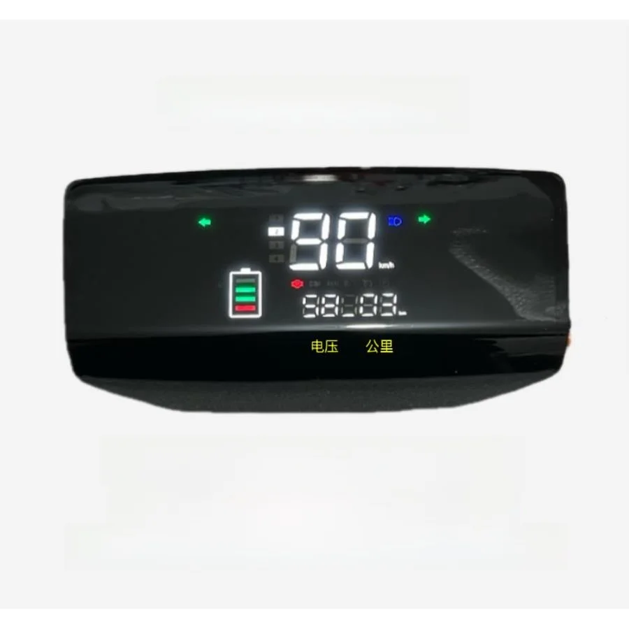 電気自動車電圧計-48v-60v-72v-表示計器ゴールドアロー-h-b02-ヨーロッパ大陸電圧表示メータープラスチックケース