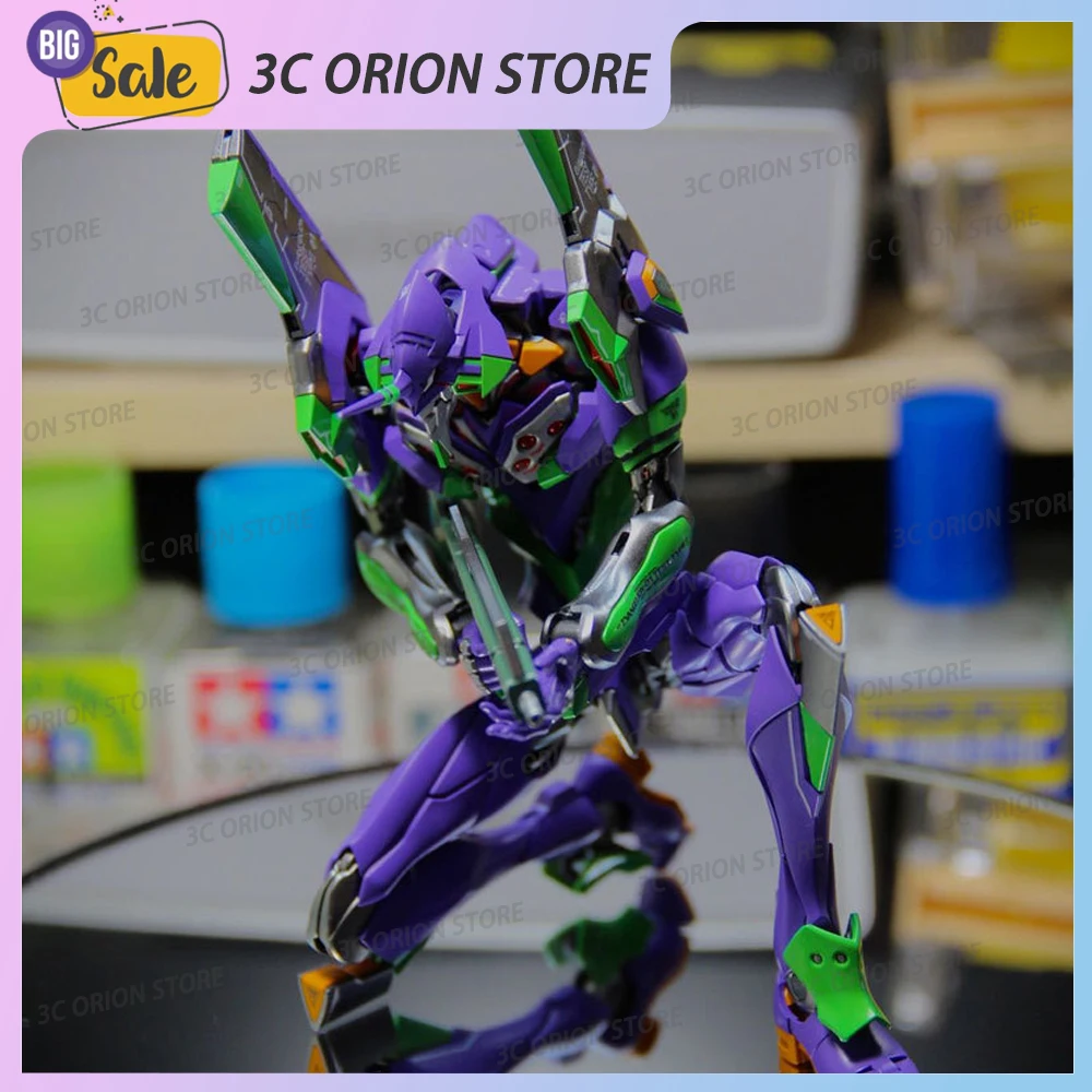 1:144 Rg Evangelion R001 Eva 01 Model Kit  Eva-01 Figures Collectble Assembly Model Figurine Robot Mecha Kids  Toys Gift Xmas