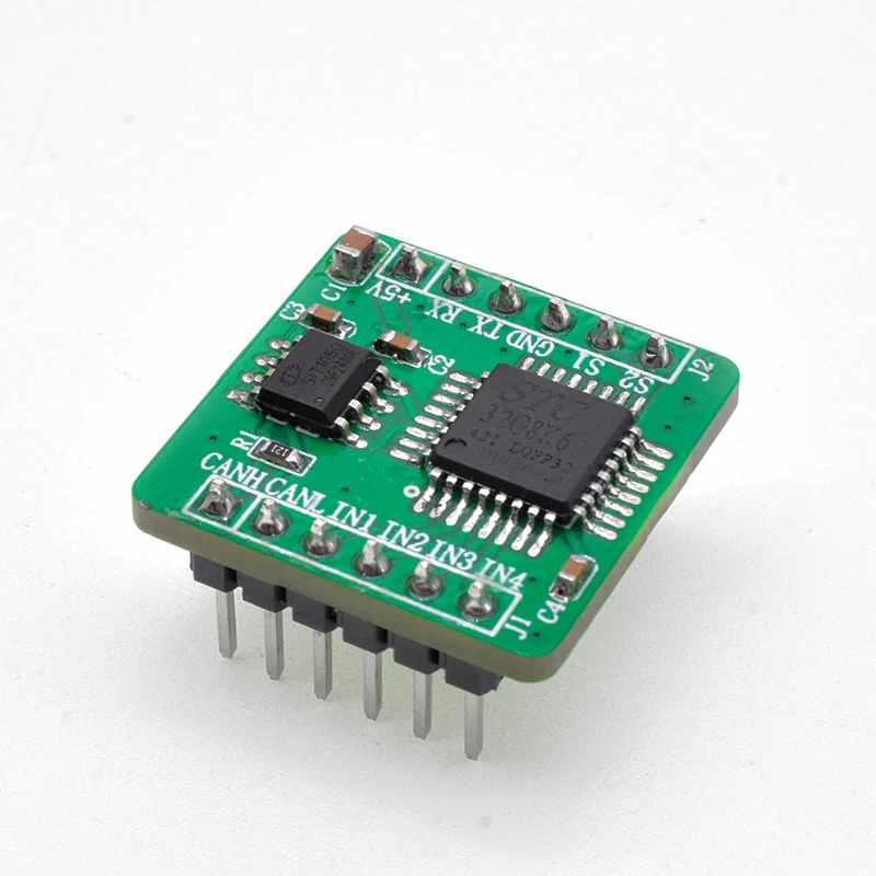 TTL serial to CAN bus MINI module transmits and receives data and converts two-way communication module without control commands