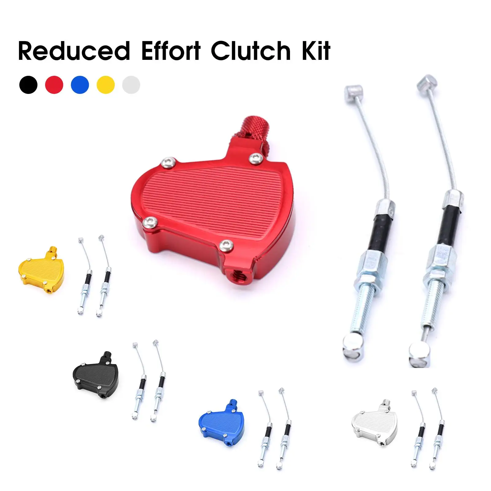 Alconstar CNC Aluminum Line Easy Stunt Pull Clutch Cable Lever Replacement System